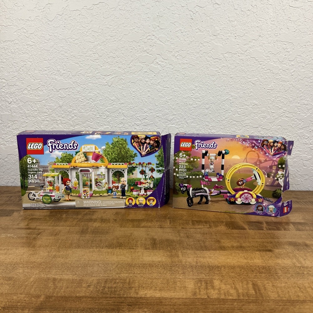LEGO Friends - Heartlake City Organic Café - 41444‎ & Magical Acrobatics 41686